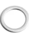 Кольцо декоративное (плоский круг), Италия, 37 мм, металл, серебро