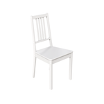 Стул деревянный PORTO 1, цвет белый матовый