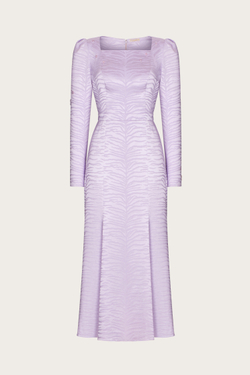 Платье из шелка с ручной авторской вышивкой