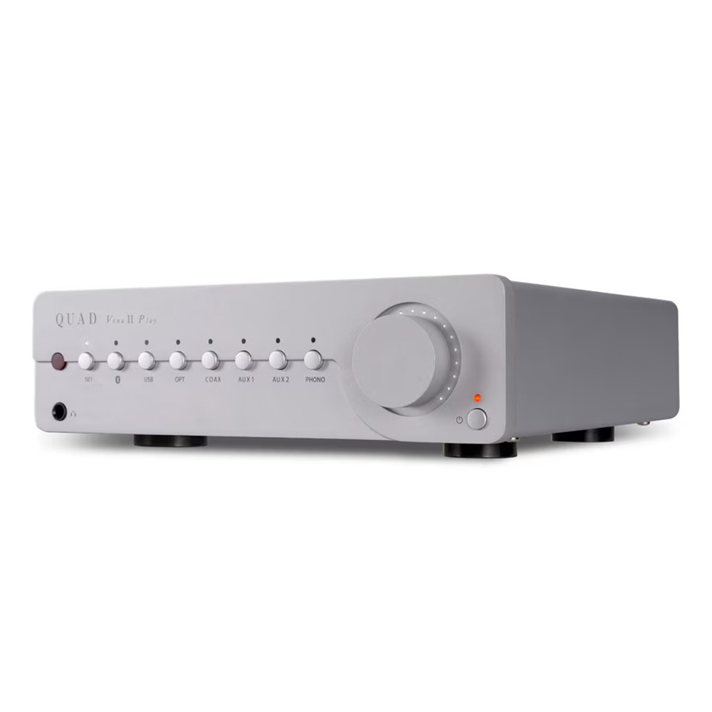 Quad Vena II Play Silver — интегральный стереоусилитель с поддержкой стриминга и мультирум