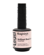 Kapous Professional Nails Покрытие базовое, Кристальный персик , 15мл