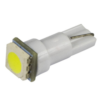 Светодиод 12V T 5   1SMD WHITE 5050  (без патрона) белый X0037/12VT5/1SMD(5050)/WHITE