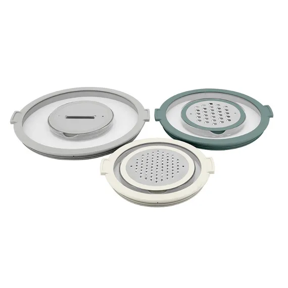 Набор стальных мисок balance с крышками и терками, 1,5 л/3 л/ 5 л