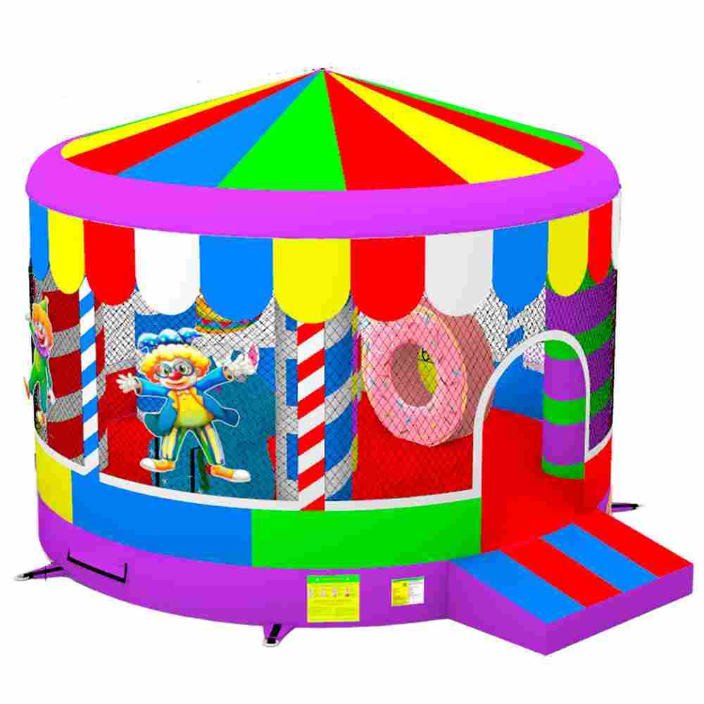 Коммерческий надувной батут «Карамельное Чудо» 5*5*3,5 м