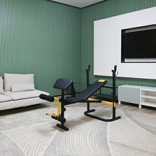 Скамья со стойками под штангу с опциями DFC SPORTSOUL SBE3Q