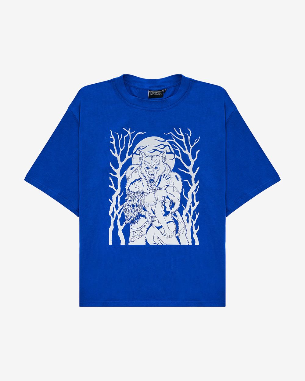 Футболка Волчок Werewolf синяя