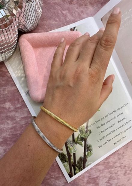 Браслет жесткий "Витой"