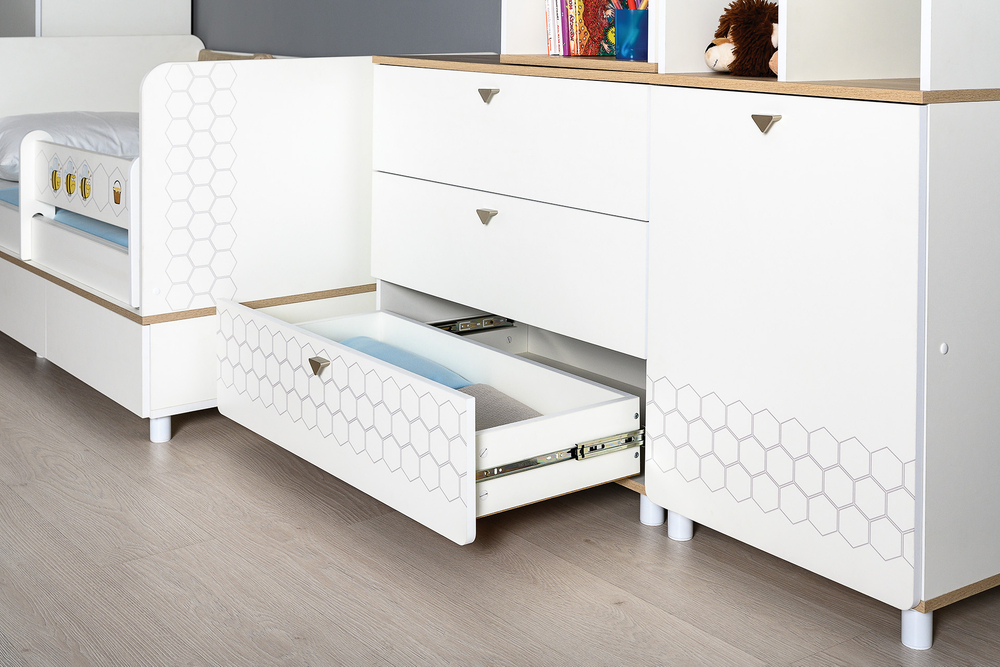 Детская Эйп 3 Белый/Дуб белый