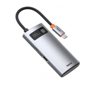 Адаптер Type-C Baseus Metal Gleam (Type-C, 1xUSB3.0, 1xUSB2.0, HDMI) (CAHUB-CY0G)
