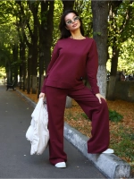 Костюм брючный оверсайз весенний без начеса