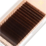 Коричневые Coffee ресницы Barbara MIX - 16 линий