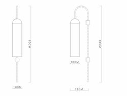 Бра Articolo Float Wall Sconce Snow By Imperiumloft