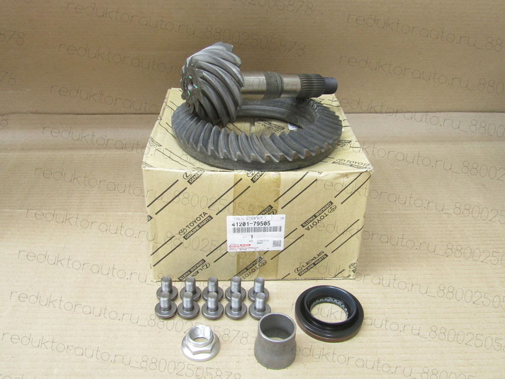 Главная пара 41/11=3.727 - переднего редуктора Прадо 120/150/Хайлюкс/Фортунер, FJ Крузер