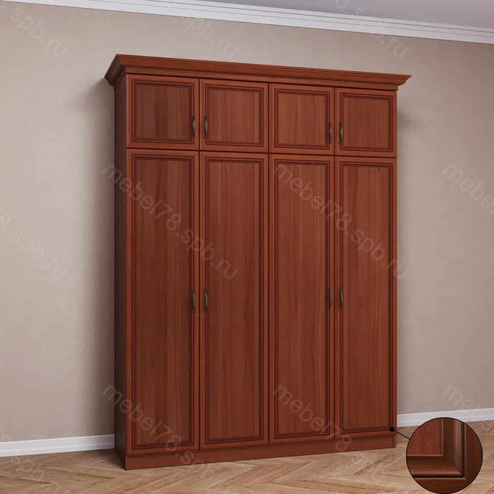 Шкаф распашной с антресолью 4/8