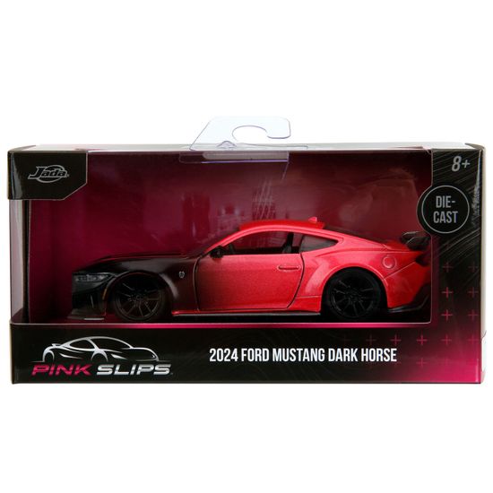 Модель Машинки 1:32 Pink Slips 2024 Ford Mustang Dark Horse 35681