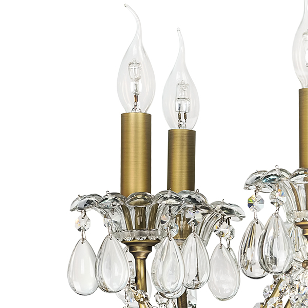 790111 Люстра SCHON 11х60W E14 Бронза