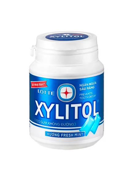 Жевательная резинка Lotte Xylitol Mint в ассортименте в банках