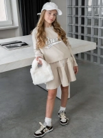 Осенний костюм для девочки, лонгслив и шорты