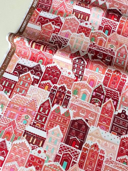 ЗАСНЕЖЕННЫЙ ГОРОД - 100% хлопок 2