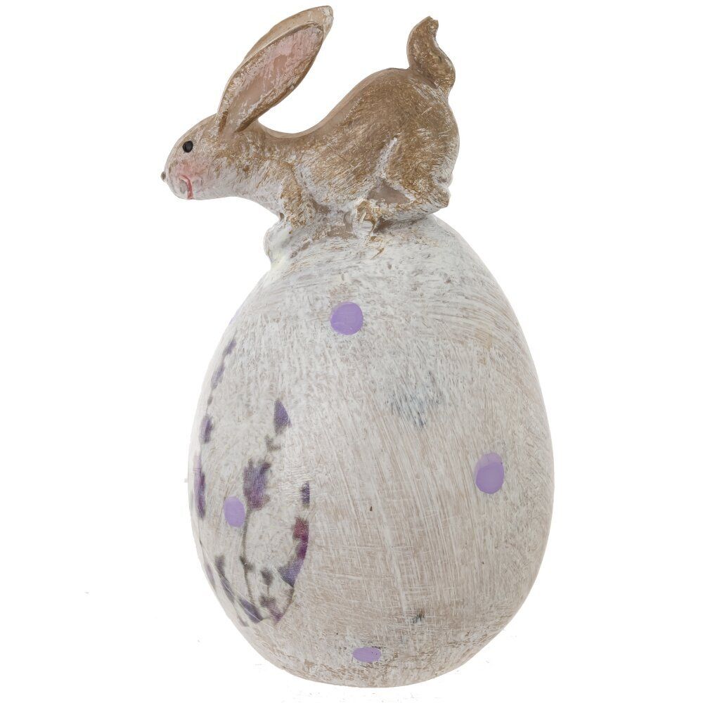 GAEM Фигурка декоративная "Заяц на яйце", L4 W4 H6 см, 2в.