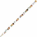 Карандаш чернографитный ПИФАГОР "ЭНИКИ-БЕНИКИ", 1 шт., HB, с ластиком, корпус ассорти, 181787