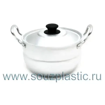 Кастрюля 1,7л 2 руч., мет./кр. КАЛИТВА (алюминий)