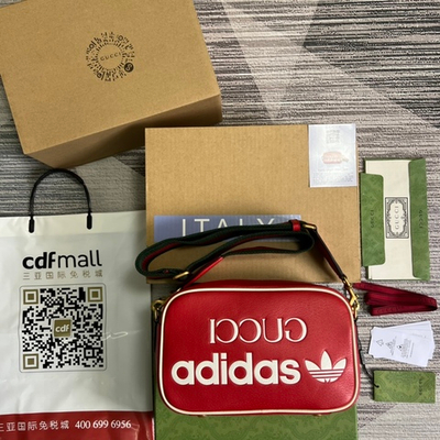 Gucci Adidas Shoulder Crossbody Bag 25 cm