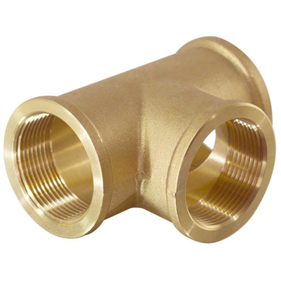 Тройник латун 1"1/2 Г.х1"1/2 Г.х1"1/2 Г.  ViEiR (22/1шт)