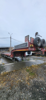 Спецприцеп 9942* Полуприцеп тяжеловоз 5 осей 9942L5 (Раздвижной)