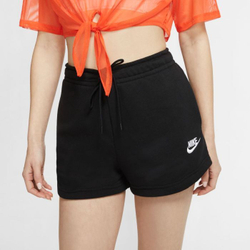 Женские Шорты теннисные Nike Sportswear Essential Short French Terry W - черный