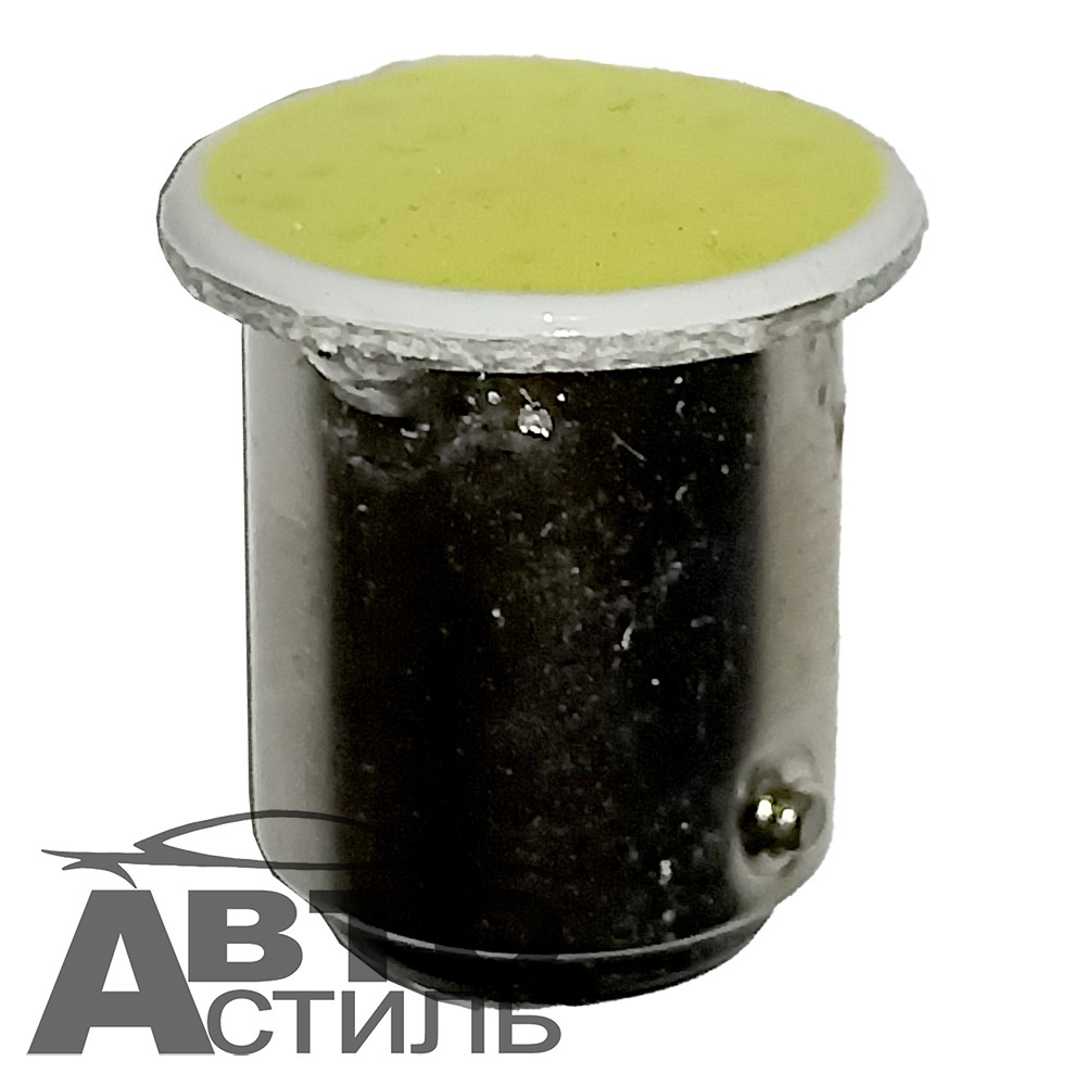 Светодиод 12V T25\5  COB WHITE 12CHIP  2-х конт (плоский)
