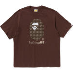 A Bathing Ape Sta Houndstooth Bathing Ape Relaxed Fit Tee