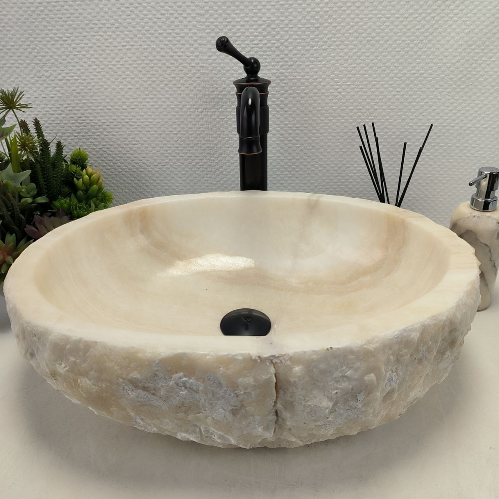 Раковина из оникса Erozy White EO-62306 53*40*16 0104