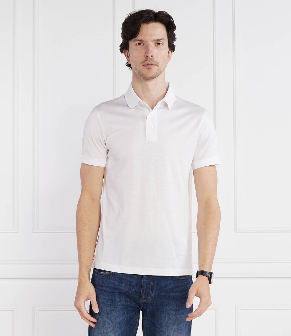 Поло Emporio Armani - белый(8N1F98 1JUVZ)