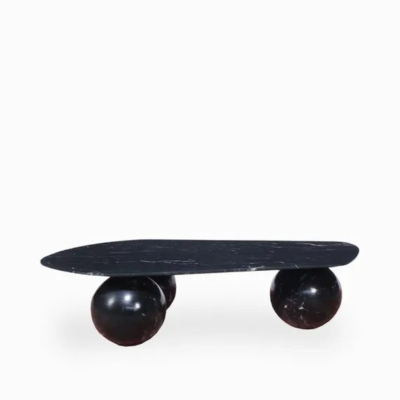 Кофейный стол Peregrine 120х60 см, черный индийский мрамор