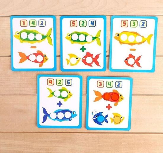 Магнитный набор "Умная рыбалка",  по методике Монтессори