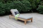Лежак деревянный Tagliamento Elba, натуральный, светло-серый
