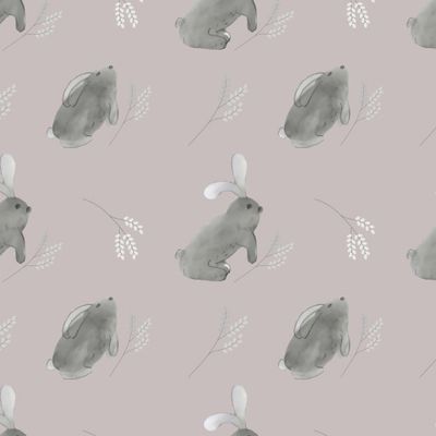 Прогулка кролика на коралловом.