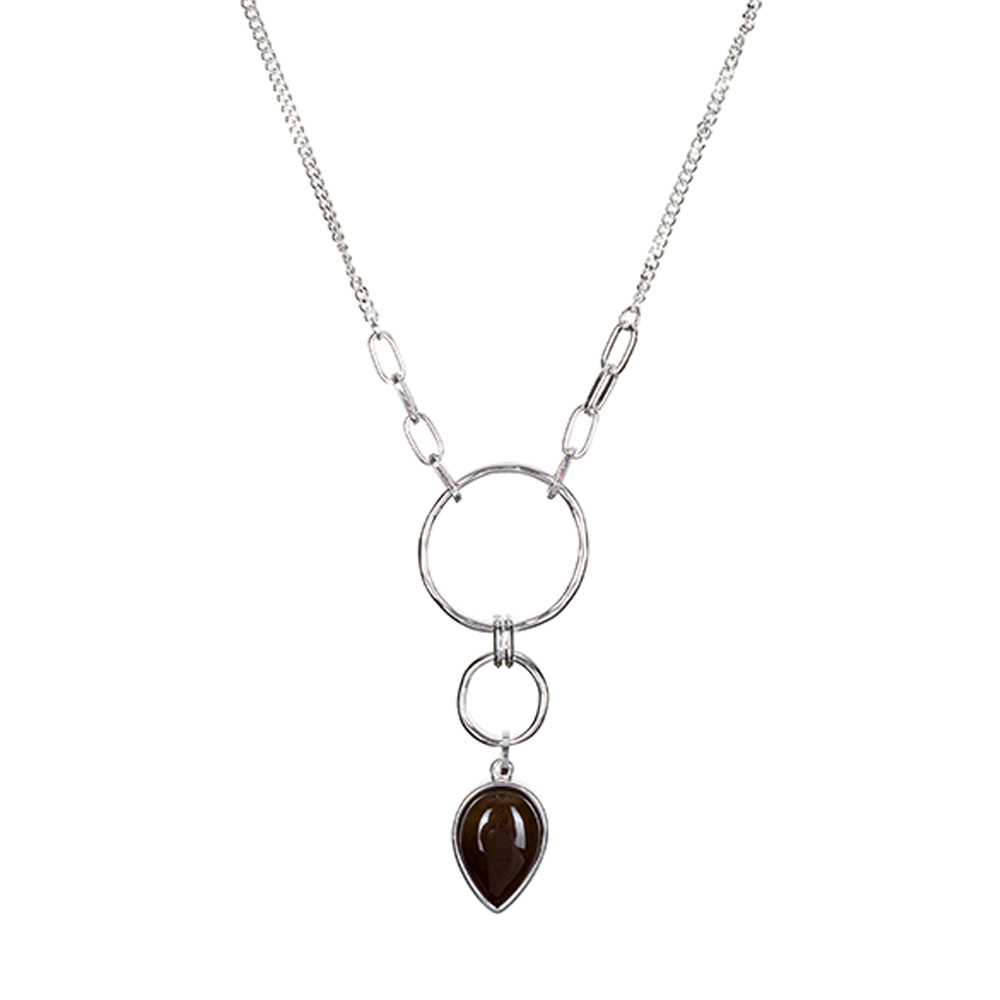Колье Fiore Luna COFFE AGATE LN3171-3 BR/S
