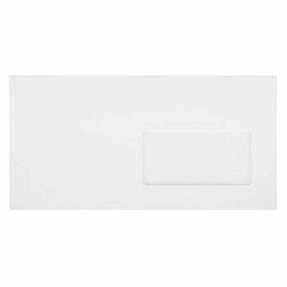 Конверт почт. оф. Е65 110x220 стрип окно справа 80 г/м2 белый плоск. евробумага 100% белизна