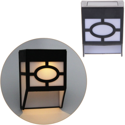 Фонарь садовый «Эстетика» 12*9*5 см, на солнечной батарее (свечение теплый белый) 1 LED