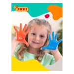 Краски пальчиковые JOVI (Испания), 6 цветов по 125 мл, на водной основе, в баночках, 560/S