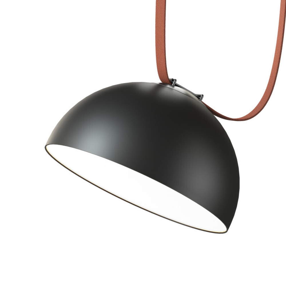 DK5562-BK Cветильник для трека-ремня Belty, серия Flow со светодиодом, D300*H171мм, 48V DC, 28W, RA90, 120°, 4000K, IP20, черный, алюминий