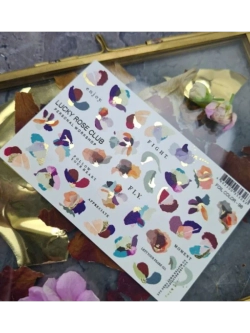 Lucky Rose Слайдеры наклейки для ногтей Foil 98