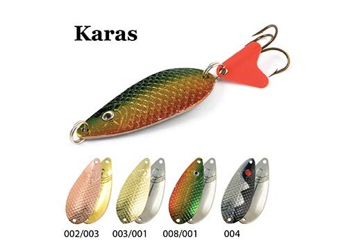 Блесна колебалка Akara 1038 Karas 18 гр. 008/Sil