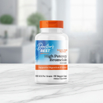 Doctor's Best, высокоэффективный бромелаин, 3000 GDU, 500 мг, 90 растительных капсул