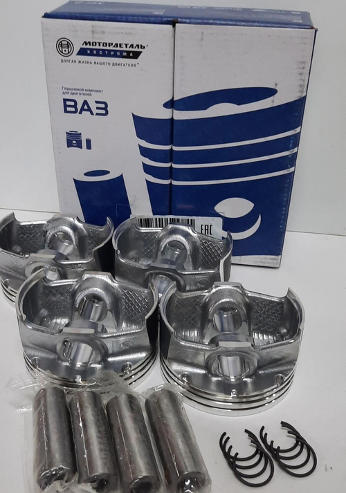 Моторокомплекты поршневой группы ВАЗ 2190 Гранта 82,5  группа A МоторДеталь (без колец)