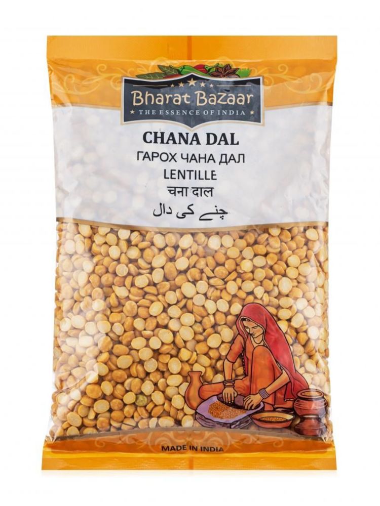 Горох Чана Дал Bharat Bazaar 500 г, 2 шт