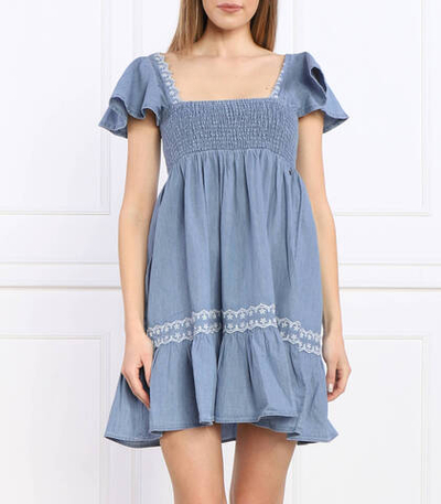 Платье ADELE Pepe Jeans London - голубой(PL953221)