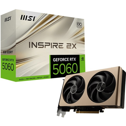 Видеокарта MSI GeForce RTX 5060 INSPIRE 2X OC 8GB (G506-8I2C)